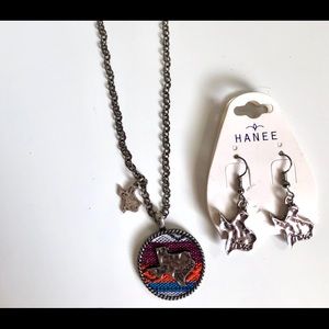 HANEE Texas Earing Necklace Set